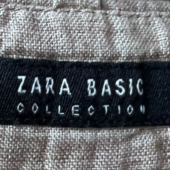 Zara Tan Lightweight Cropped Pants Size 6 - Picture 10 of 10